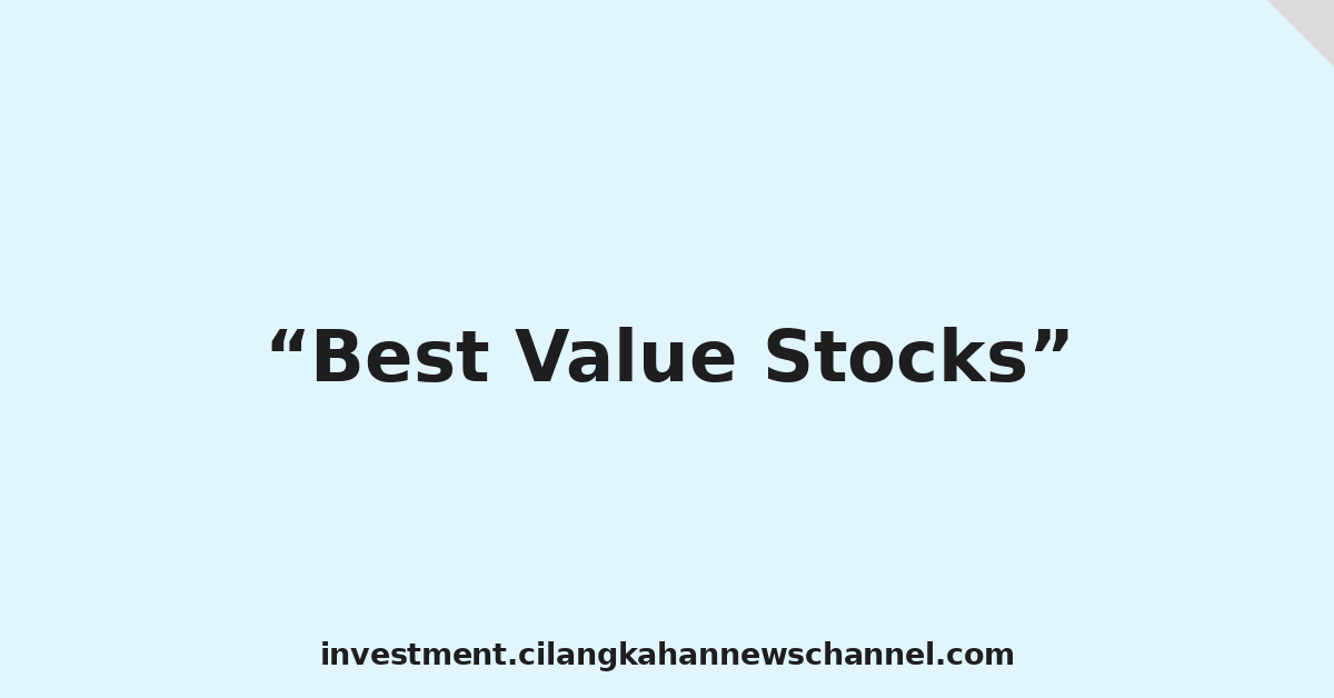Best Value Stocks